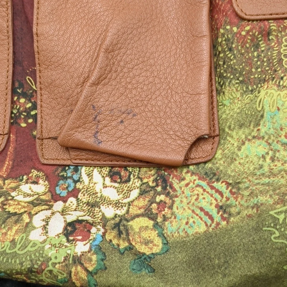 Carlos Falchi leather purse